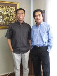 Trust and understanding: Kiat Tung of T&T Architect Associates (left) and Plenitude Berhad director Zukarnine Shah