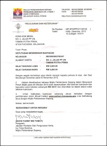 Cukai Pintu rebate RM48.51 after hearing on Surat Bantahan