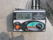 151.0 Ohms High Resistance Reading   Recommend to lower to 1 Ohms and below. 