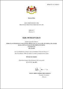 Sijil Kelulusan Permohonan Phase 2A